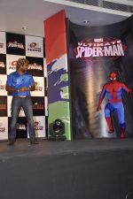 Mumbai Indians tie up with Spiderman in Mumbai on 7th April 2013 (3).JPG